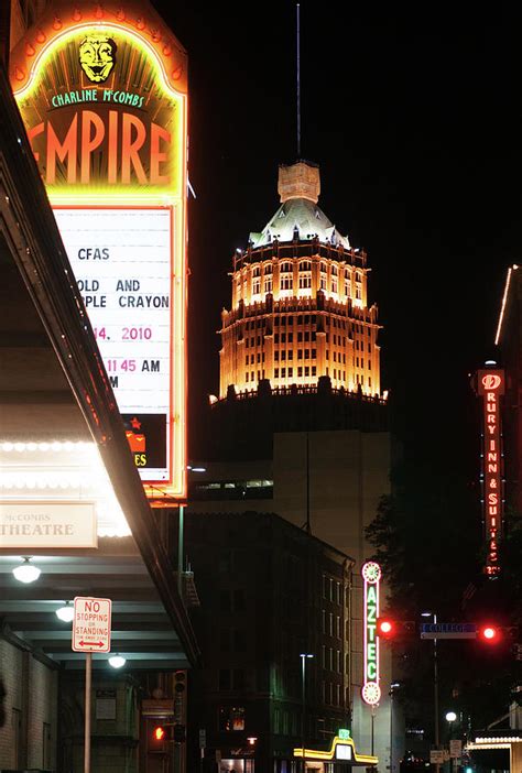 San Antonio Downtown Night Photograph by Rospotte Photography | Fine ...