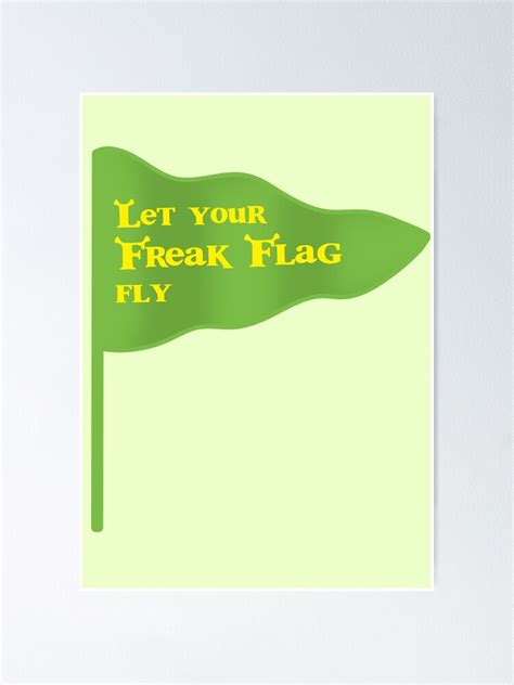 "Freak Flag Shrek the Musical" Poster for Sale by Not-a-ham | Redbubble