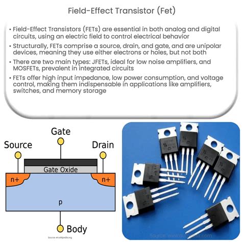 Field-Effect Transistor (FET) | How it works, Application & Advantages