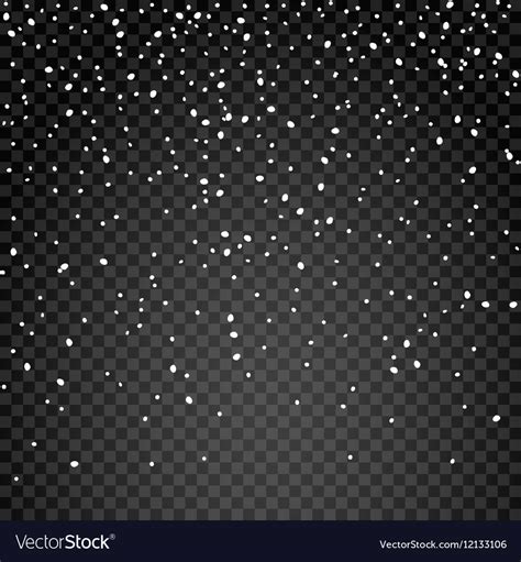 Snow effect isolated Falling Snow winter Vector Image