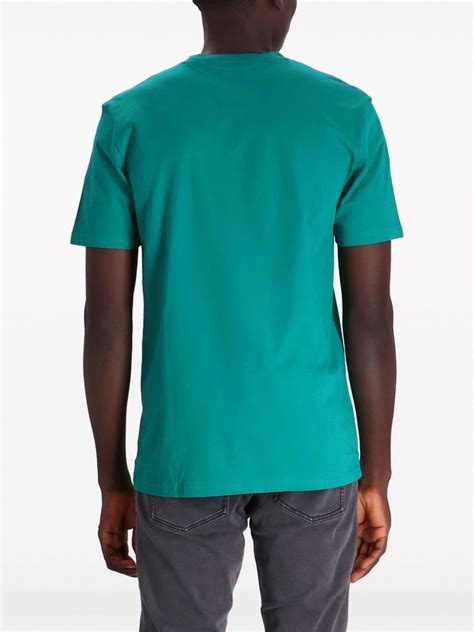 BOSS logo-print Cotton T-shirt - Farfetch