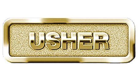 Usher Badge, Brass - Christianbook.com