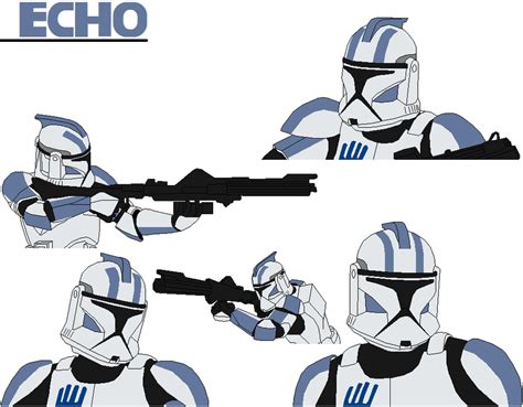 Clone trooper Echo by vaderboy on DeviantArt