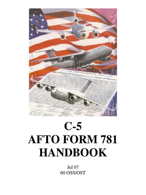 C-5 Afto 781 Guide | United States Air Force | Aviation