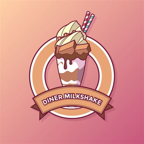 Diner Milkshake Logo Vector 238882 Vector Art at Vecteezy