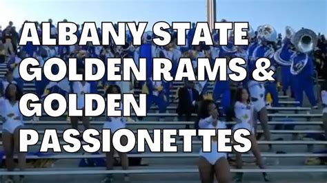 Albany State University Marching Rams Showband Marching Band and Golden Passionettes | HBCU Band ...