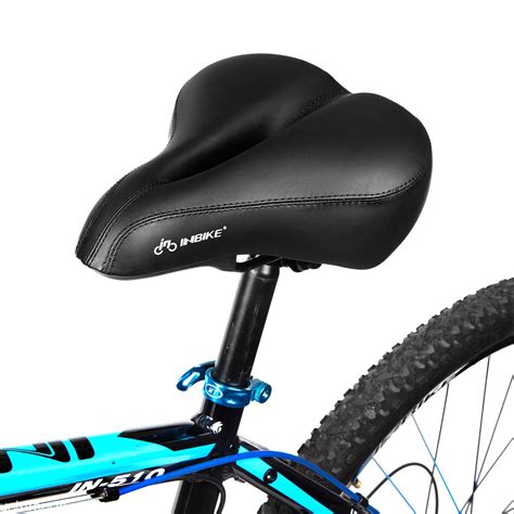 INBIKE Wide Comfortable Bicycle Seat Foam Padded Breathable Big Bike ...