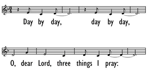 DAY BY DAY - Lead Line | Digital Songs & Hymns