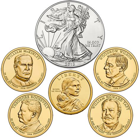 2013 United States Annual Uncirculated Dollar Coin Set (XA5) | eBay