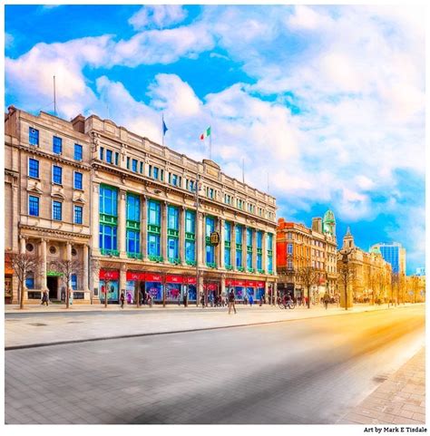 Clerys On O'Connell Street - Dublin Landmark Art Print