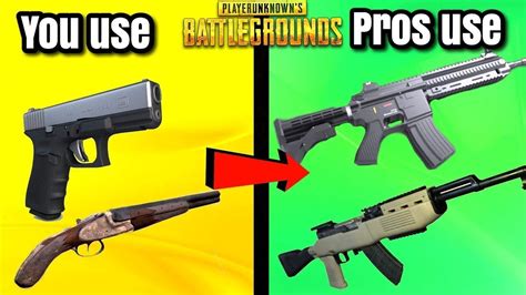 All PUBG's Weapon (Best Weapons) - YouTube