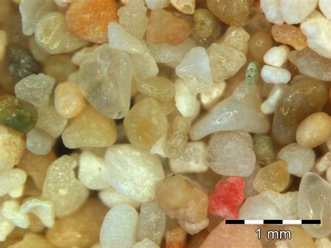 Sand microscope images - sand grains enlarged | Sand collection