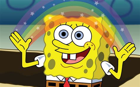 Spongebob Squarepants Rainbow HD, spongebob squarepants #cartoon/comic ...