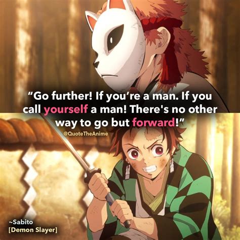 31+ POWERFUL Demon Slayer Quotes you'll Love (Wallpaper) | Anime quotes inspirational, Hero ...