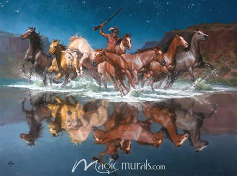 Comanche Moon Wallpaper Wall Mural by Magic Murals