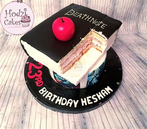 Death Note Cake🍎 - Cake by Hend Taha-HODZI CAKES - CakesDecor