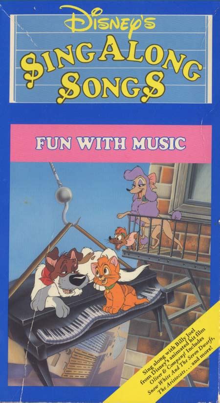 Disney's Sing-Along Songs: Fun with Music (1989-1991 VHS) | Angry ...