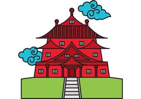 Chinese Temple Vector - Download Free Vector Art, Stock Graphics & Images