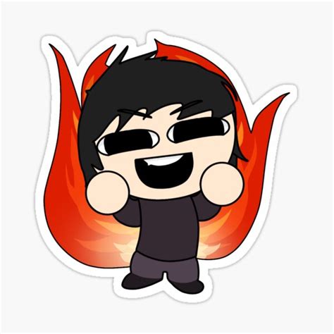 "" Fire " Damien Thorn South Park" Sticker for Sale by Stayyr | Redbubble