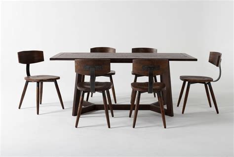 Cleve 7 Piece Rectangle Dining Set - Brown - $1065 | Rectangle dining set, Small dining room set ...