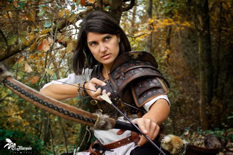 Larp Female Armor the Witcher Cosplay BROWN Costume Leather - Etsy UK