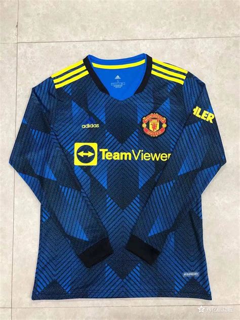 2021-2022 Manchester United 2rd away Long sleeves jersey