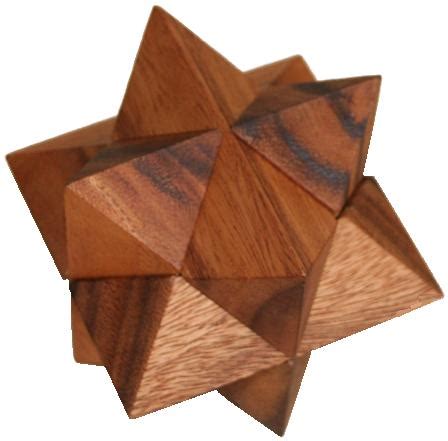 Star - Wooden Brain Teaser Puzzle-172