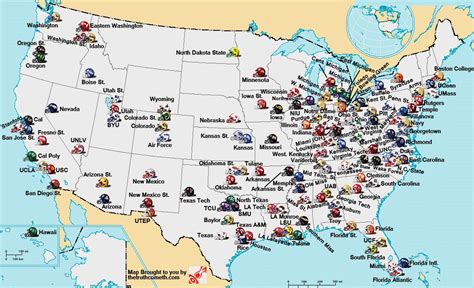 college football playoff | College Football Fan Map College football playoffs | ncaa | Pinterest ...