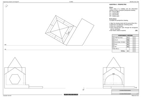 Grade 12 Engineering Graphics And Design Past Paper