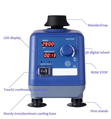 lab vortex mixer 0-3000rpm - K-MI0101002D - Kyntel