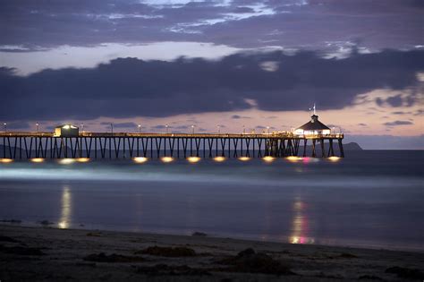 Imperial Beach Pier Sunset Photograph by Jaime Pomares | Fine Art America