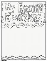 Fitness Coloring Pages sketch template