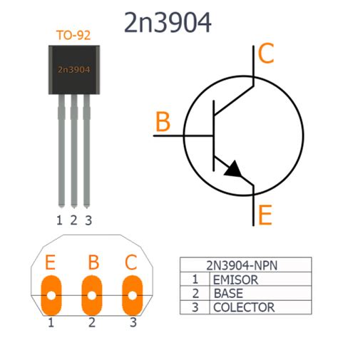 TRANSISTOR NPN 2N3904 | Tettsa - Tienda