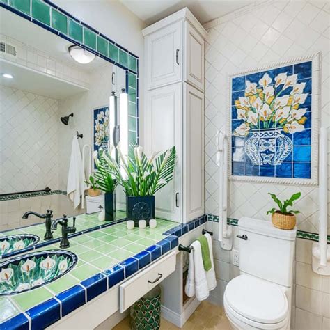 Mexican Tiles in a Bathroom – Mexican Tiles