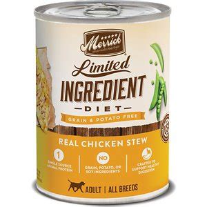 Merrick Limited Ingredient Diet Grain Free Wet Dog Food Real Chicken ...