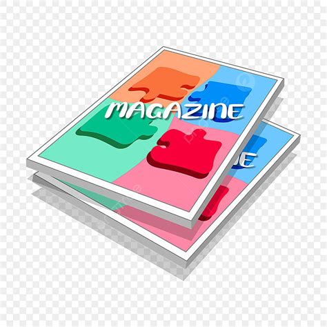 Art Magazine Vector Hd Images, Puzzle Magazine Clip Art, Magazine ...