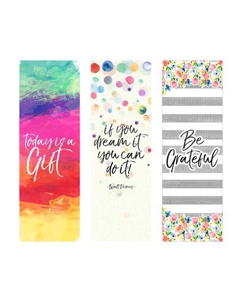 Printable Bookmarks With Quotes From Books