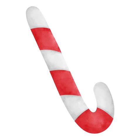 Candy Cane Watercolor 33156973 PNG