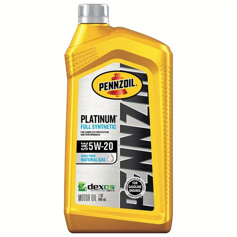 Buy PennzoilPlatinum Full Synthetic 5W-20 Motor Oil (1-Quart, Single Pack) Online at desertcartUAE