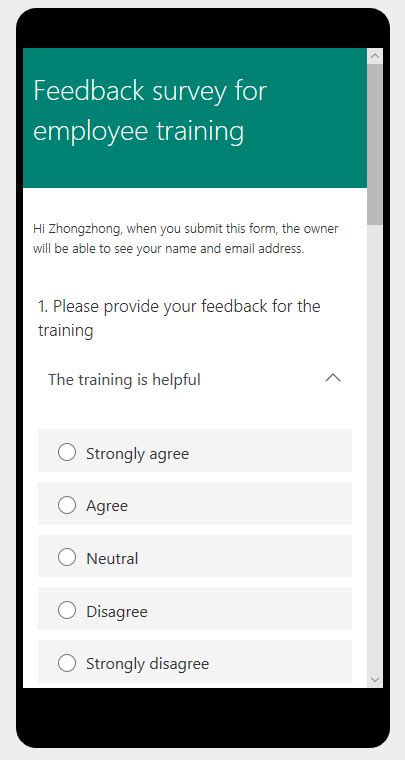 Use the Likert, a new survey question type in Microsoft Forms - Microsoft Tech Community