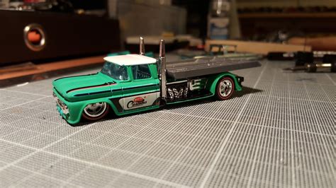 Custom 62 Chevy Hauler - Custom Hot Wheels & Diecast Cars