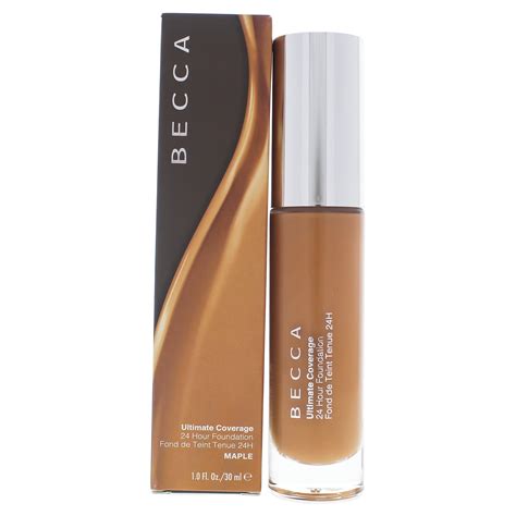 Becca Cosmetics - Ultimate Coverage 24-Hour Foundation - Maple by Becca for Women - 1.01 oz ...