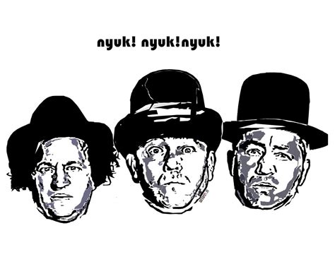 The three stooges | Vector art illustration, Illustration art, Illustration