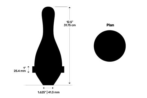 Five-Pin & Duckpin Bowling Ball Dimensions & Drawings | Dimensions.com