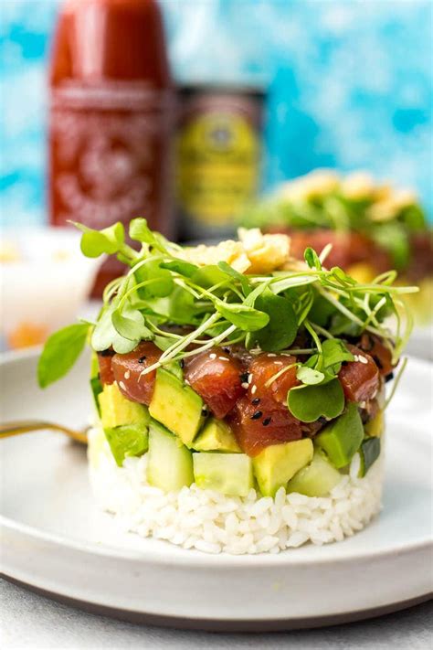 Ahi Tuna Sushi Stacks (Cactus Club Copycat) - The Girl on Bloor