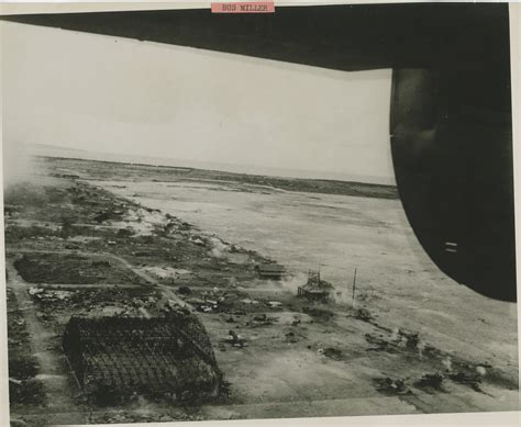 Aerial view of Tinian from the Navy Liberator piloted by Commander Miller on 1 July 1944 | The ...