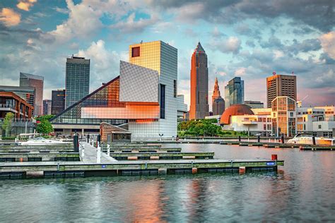 Cleveland City Skyline From North Coast Harbor Photograph by Gregory ...