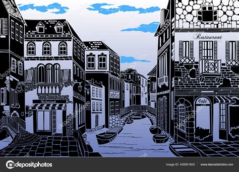 Vector Illustration City Street Buildings Stock Vector by ©artAnnaS ...