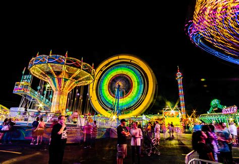 Jeff Donald photography - Carnival Rides at Night