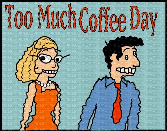 too much coffee, oldweb , webcore , coffee , funny - Free animated GIF - PicMix